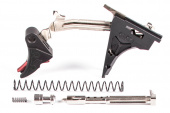 ZEV Tech Комплект усм PRO (с ударником) для Glock Gen 4  изогнутый крючок с красным предохранителем