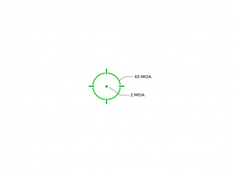 Коллиматор Holosun HE530C-GR, быстросъёмный, зеленая марка