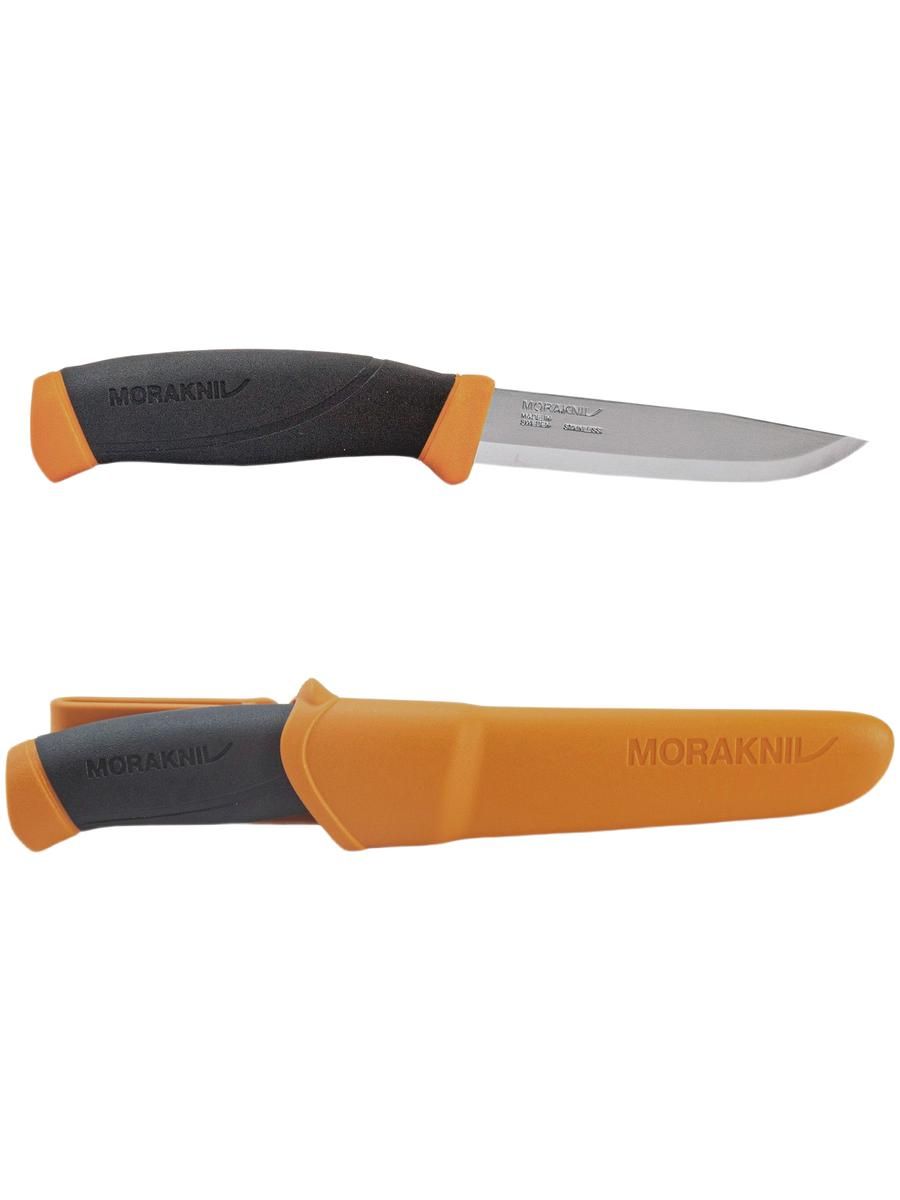 Нож Morakniv Companion S Burnt, нержавеющая сталь, оранжевый (14073)