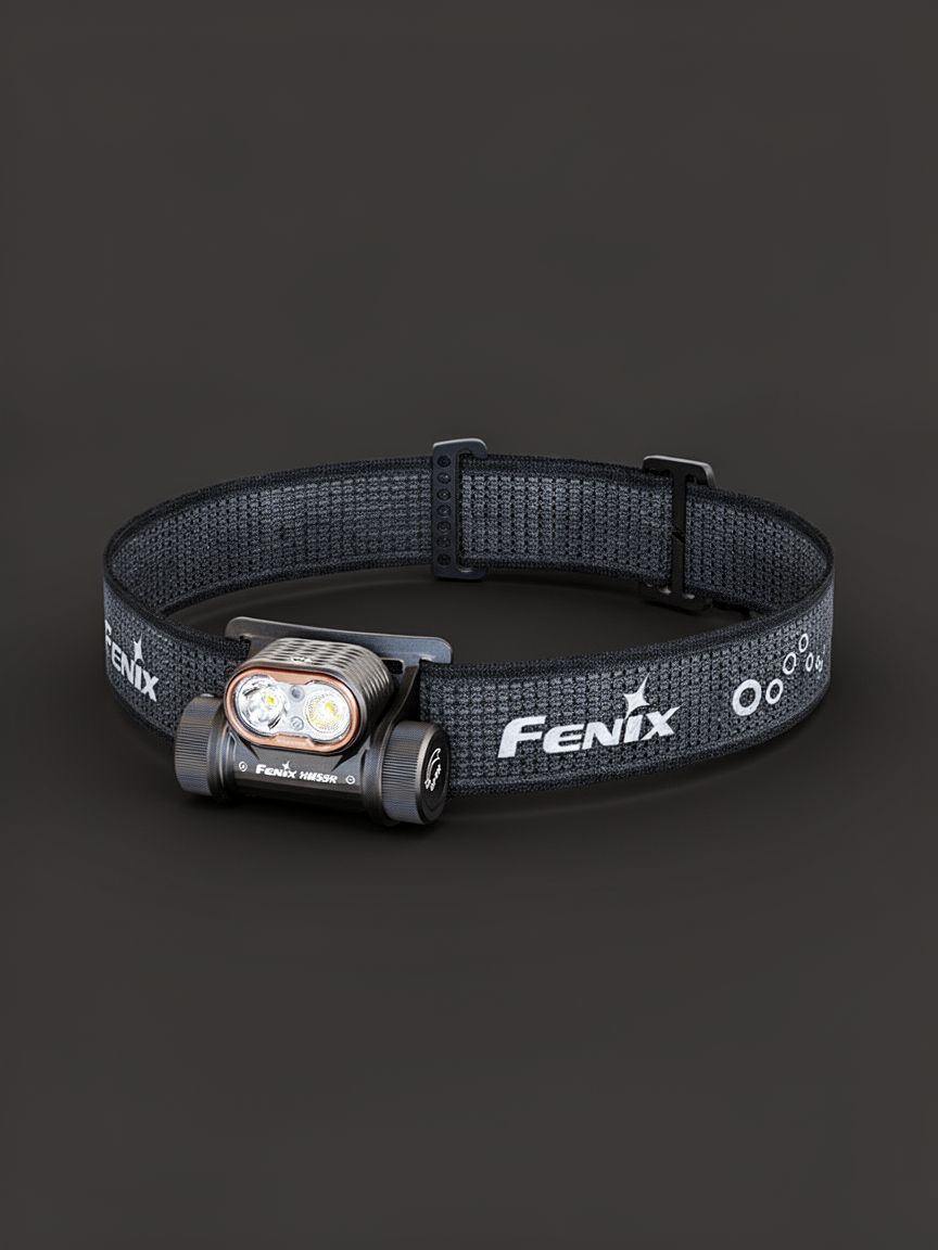 Фонарь Fenix налобный HM55Rbk черный 1200 люмен