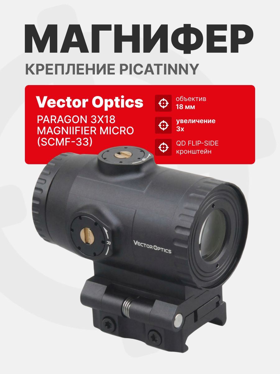 Магнифер Vector Optics Paragon 3x18 Magniifier Micro (SCMF-33)