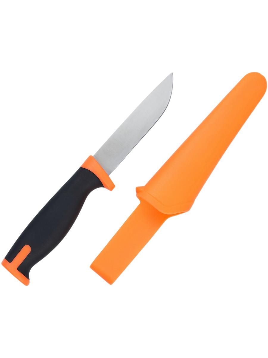 Нож HL Universal Black+Orange, клинок 10см (VT204)