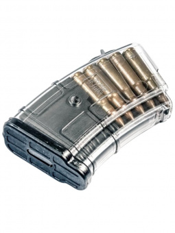 Магазин PUFGUN для САЙГА-МК на 10 патронов 7,62х39, Прозрачный (SG762 40-10/Tr)