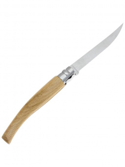 Нож филейный Opinel №10 клинок 10см, нержавеющая сталь, рукоять бук (002559)