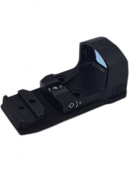 Комплект Прицел коллиматорный Vector Optics Frenzy-S 1x17x24 MOS MULTI RETICLE + Площадка на пистолет ПЛК/Glock/Тень-37 (Платформа MAG), Легальный Арсенал