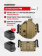 Комплект Кобура / Подсумок под 2 магазина для ПМ Tactical Warrior, Койот / Пятка ПМ +2 для рукоятки с рычагом сброса - 2шт, Легальный Арсенал