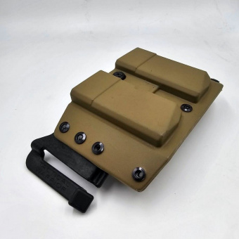 Комплект Подсумок под 2 магазина ПЯ Tactical Warrior, Койот / Пятка ПЯ +2 - 2шт, Легальный Арсенал