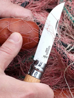 Нож Opinel Tradition №10 клинок 10см, нержавеющая сталь, рукоять бук (123100)