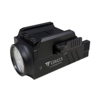 Тактический фонарь пистолетный с б.с. креплением, зарядка USB-С, 800 LM