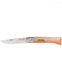 Нож Opinel №10 клинок 10см, нержавеющая сталь, рукоять бук, блистер (001255)