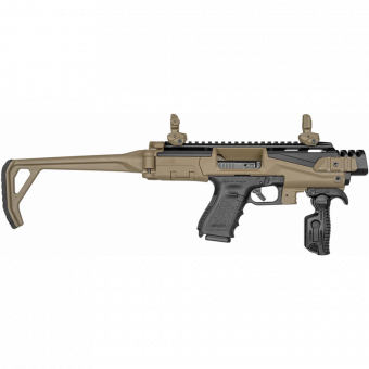 KSCOUTA t Fab Defence Преобразователь пистолета в карабин Glock 17-19 MINI, Бежевый