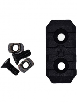 Планка Picatinny M-LOK на 3 слота (полиамид), Black (черный), ARMACON