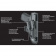 Кобура Fab Defense Covert G9 внутренняя для Glock 17, 19, 22, 23, 31, 32, Черный