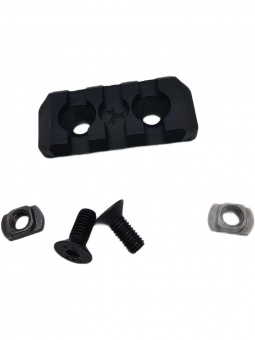 Планка Picatinny M-LOK на 3 слота (полиамид), Black (черный), ARMACON