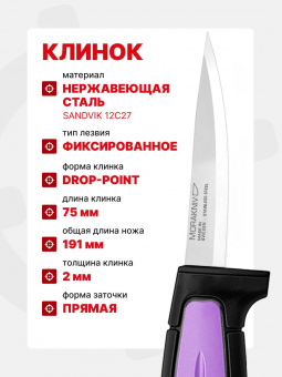 Нож Morakniv Precision, нержавеющая сталь (12247)