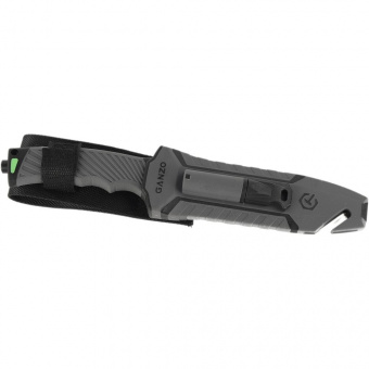 Нож Ganzo с паракордом G8012V2-GY серый