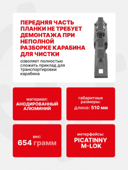 Шасси SAG S20053 MK3.1 ACR 5 M-LOK для АК-74/АКМ/Сайга