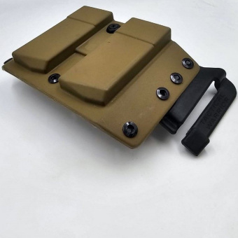 Комплект Подсумок под 2 магазина ПЯ Tactical Warrior, Койот / Пятка ПЯ +2 - 2шт, Легальный Арсенал