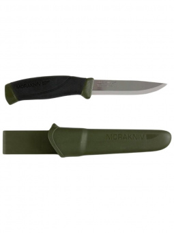 Нож Morakniv Companion MG (S), нержавеющая сталь, цвет хаки (11827)