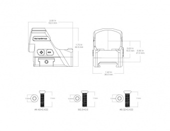 Коллиматорный прицел Vector Optics Frenzy-X 1x24x29 GenII платформа MOJ (SCRD-76)