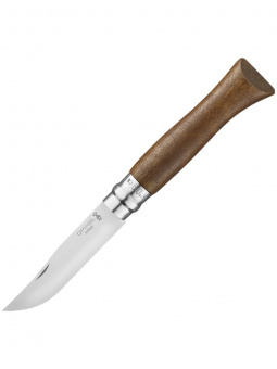 Нож Opinel №09 клинок 9см, нержавеющая сталь, рукоять ореховая (002425)