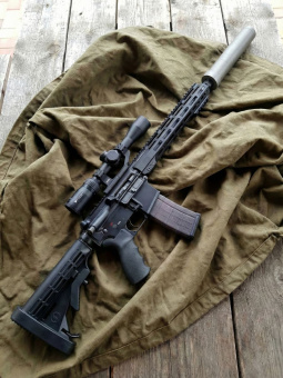 Комплект ДТК Silencerco AC5232 на резьбу 1/2*28, 0,30 Cal и БАНКА "Сталкер"