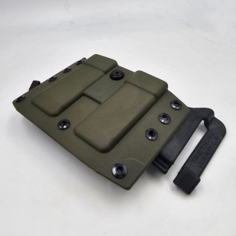 Подсумок спаренный под 2 магазина ПМ Tactical Warrior, Олива