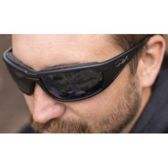 Очки защитные Wiley X Boss (Frame: Mate Black, Lens: Grey Silver Flash)