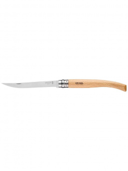 Нож филейный Opinel №12 клинок 12см, нержавеющая сталь, рукоять бук (002560)