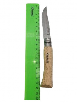 Нож Opinel Tradition №07 клинок 8см, нержавеющая сталь, рукоять бук (000693)