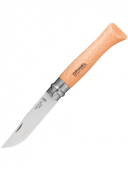Нож Opinel №09 клинок 9см, нержавеющая сталь, рукоять бук, блистер (001254)