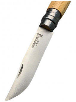 Нож Opinel №08 клинок 8,5см, нержавеющая сталь, рукоять дубовая (002021)
