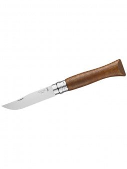 Нож Opinel №09 клинок 9см, нержавеющая сталь, рукоять ореховая (002425)