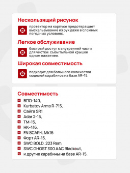 Магазин PUFGUN для AR-15 Gen 3 на 30 патронов 5.56х45/.223Rem, Прозрачный (AR-15 30/Tr G3)