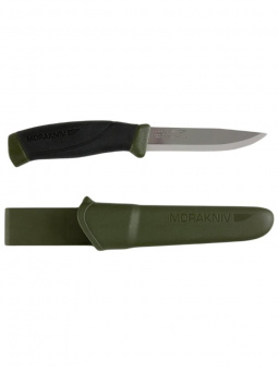 Нож Morakniv Companion MG (C), углеродная сталь, цвет хаки (11863)