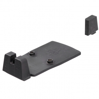Комплект мушка и целик с коллиматорной площадкой SAG S20136 для Glock, ПЛК