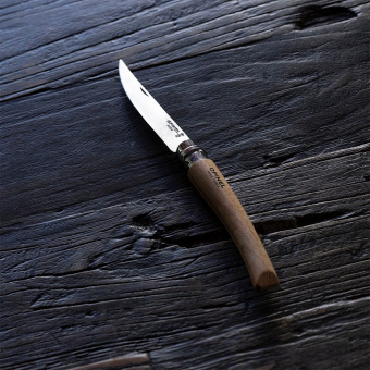 Нож филейный Opinel №08 клинок 8см, нержавеющая сталь, рукоять бук (002558)