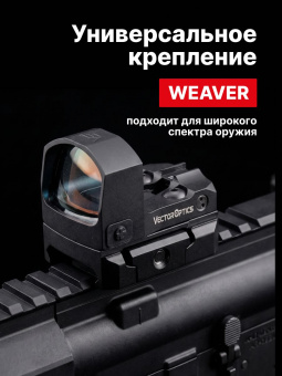 Прицел коллиматорный Vector Optics Frenzy-S 1x17x24 MIC основание MAG (SCRD-43)