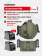 Комплект Кобура / Подсумок под 2 магазина для ПМ Tactical Warrior, Олива / Пятка ПМ +2 для штатной рукоятки - 2шт, Легальный Арсенал