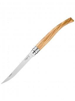 Нож филейный Opinel №12 клинок 12см, нержавеющая сталь, рукоять оливковое дерево (002564)
