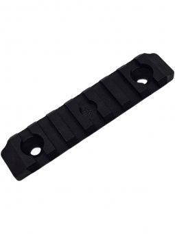 Планка Picatinny M-LOK на 7 слотов (полиамид), Black (черный), ARMACON