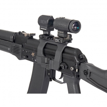 Кронштейн SAG S20128 AK TAC боковой быстросъёмный Picatinny/ACOG для АК/Вепрь/Сайга