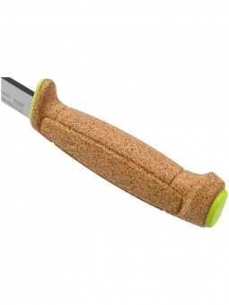 Нож Morakniv Floating Knife (S) Lime, нержавеющая сталь, рукоять пробка (13686)