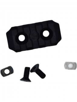 Планка Picatinny M-LOK на 3 слота (полиамид), Black (черный), ARMACON