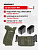 Комплект Подсумок под 2 магазина / Накладка на рукоятку для ПЯ Tactical Warrior, Олива / Пятка ПЯ +5 - 2шт, Легальный Арсенал