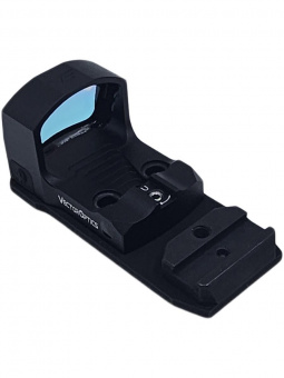Комплект Прицел коллиматорный Vector Optics Frenzy-S 1x17x24 MOS MULTI RETICLE + Площадка на пистолет ПЛК/Glock/Тень-37 (Платформа MAG), Легальный Арсенал