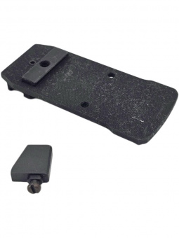 Комплект Прицел коллиматорный Vector Optics Frenzy-X 1x22x26 AUT + Площадка на пистолет ПЛК/Glock/Тень-37 (Платформа MOJ), Легальный Арсенал