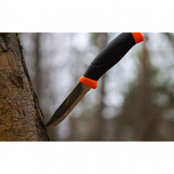 Нож Morakniv Companion F Serrated серрейторная заточка, нержавеющая сталь (11829)