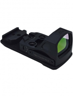 Комплект Прицел коллиматорный Vector Optics Frenzy-S 1x17x21 GENII + Площадка на пистолет ПЛК/Glock/Тень-37 (Платформа MAG), Легальный Арсенал