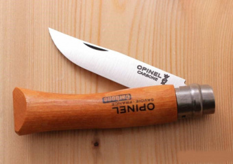 Нож Opinel Tradition №07 клинок 8см, углеродистая сталь, рукоять бук (113070)